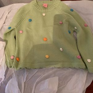 Toddlers Size 4 Green Pullover Sweater